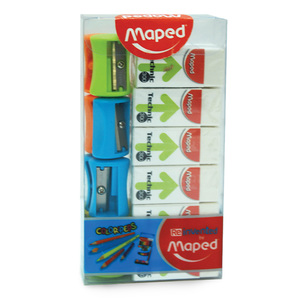 Maped Eraser 12s + Vivo Sharpener VP004