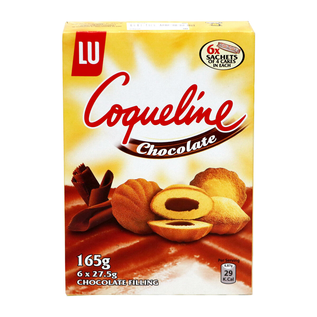 Lu Coqueline Cakes Chocolate 165g Plain Biscuits Lulu Ksa