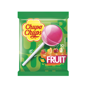 Chupa Chups Fruit Lollipops Candy 10pcs