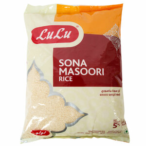 LuLu Sona Masoori Steam Boiled Rice 5 kg