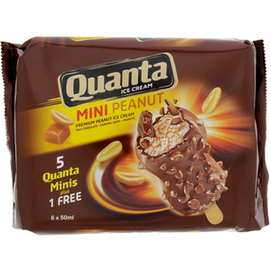 Quanta Mini Peanut Ice Cream Stick 6 x 50 ml