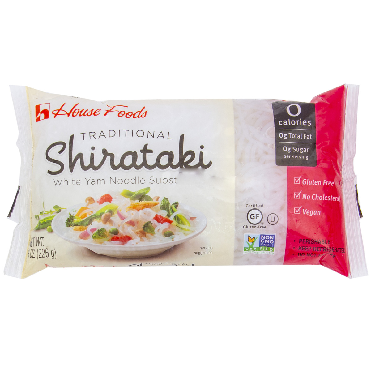 Buy House Foods Traditional Noodle Shirataki White Yam 226g Online