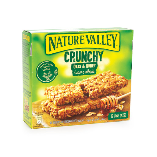 Buy Nature Valley Crunchy Oats & Honey 12 Bars 252g Online - Lulu ...