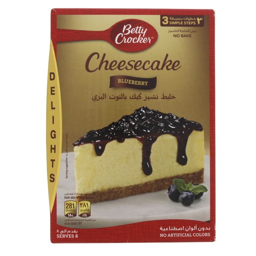 Buy Betty Crocker No Bake Cheesecake Mix Blueberry 360 Gm ...