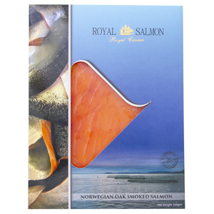 Royal Salmon Norwegian Oak Smoked Salmon 100 g