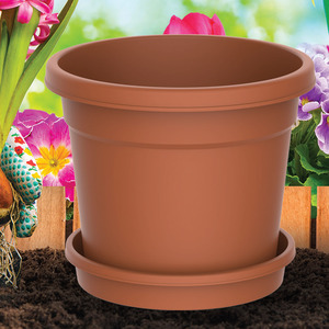 Cosmoplast Flower Pot 10inch Assorted Colors