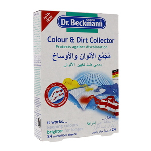 Dr. Beckmann Colour And Dirt Collector With Microfibre 24 pcs