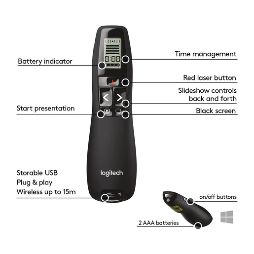 Buy Logitech R700 Wireless Presentation Remote Online - Lulu ...