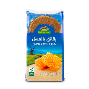 Natureland Organic Honey Waffles 175 g