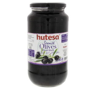 Hutesa Spanish Pitted Black Olives 400 g