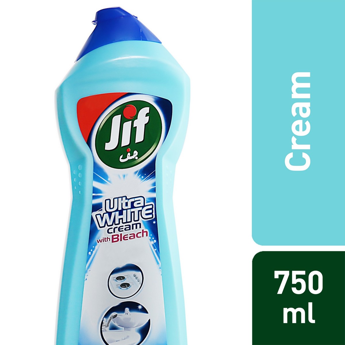 Jif Cream Cleaner Ultra White 750ml Scouring Creams Lulu KSA