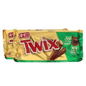 Twix Twin Chocolate Bar Value Pack 5 x 50 g 2 pkt