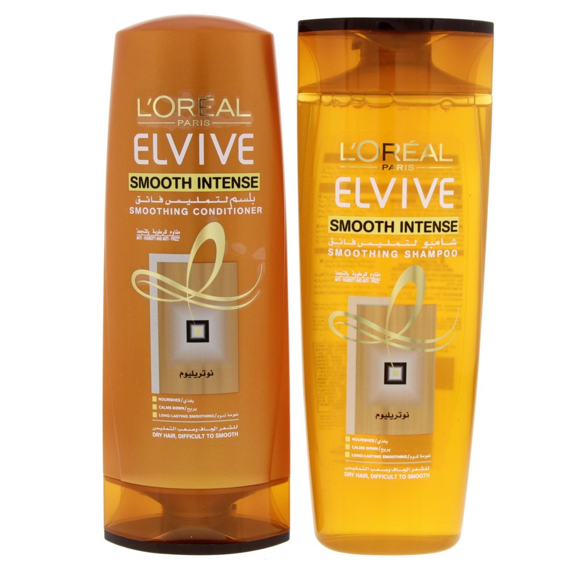 Loreal Elvive Smooth Intense Smoothing Shampoo 400 Ml Conditioner