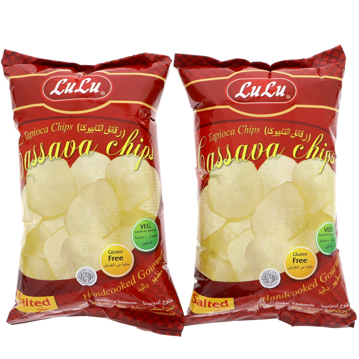 Buy Lulu Salted Cassava Chips Gluten Free 2 X 80g Online Lulu Hypermarket Uae Potato chips are typically made from potatoes, salt, and vegetable oil. lulu salted cassava chips gluten free 2 x 80g