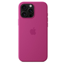 Apple iPhone 16 Pro Max Silicone Case with MagSafe, Fuchsia, MYYX3ZM/A