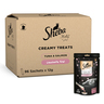 Sheba Creamy Treat Cat Food Tuna & Salmon Flavour 48 g