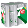 7Up Zero Zesty Lemon & Lime Flavor Zero Sugar Can 6 x 330 ml