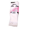 Girls School Socks Long Plain 1X3White, 3X4Y