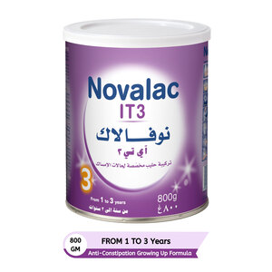 Novalac IT3 Anti-Constipation Growing Up Formula From 1-3 Years 800 g