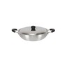 Chefline Aluminium Kadai With Lid, AKL24IND, 24 cm