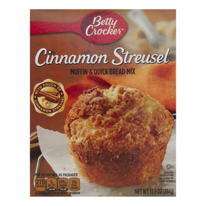 Betty Crocker Cinnamon Streusel Muffin And Quick Bread Mix 394 g