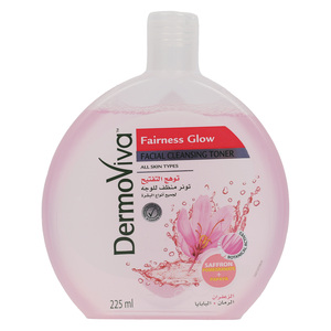 Dabur Dermoviva Saffron Pomegranate Papaya Facial Cleansing Toner 225 ml