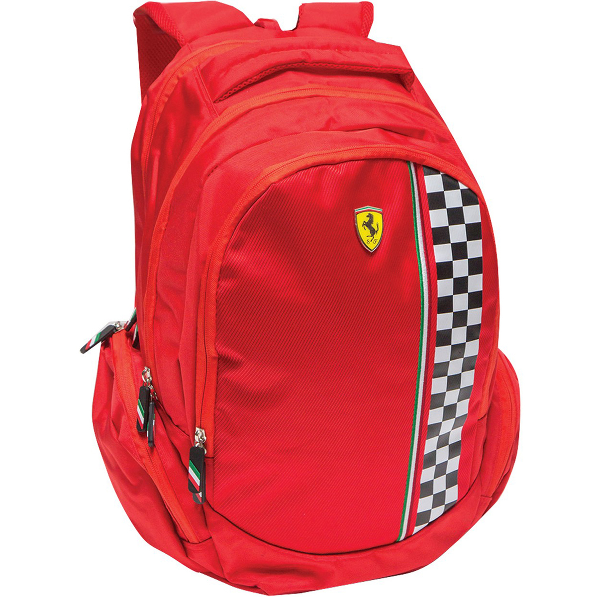 Ferrari Leather and nylon backpack Unisex | Ferrari Store