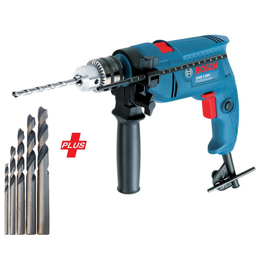 Buy Bosch Professional Hammer Drill Gsb1300 Accessories 5pcs